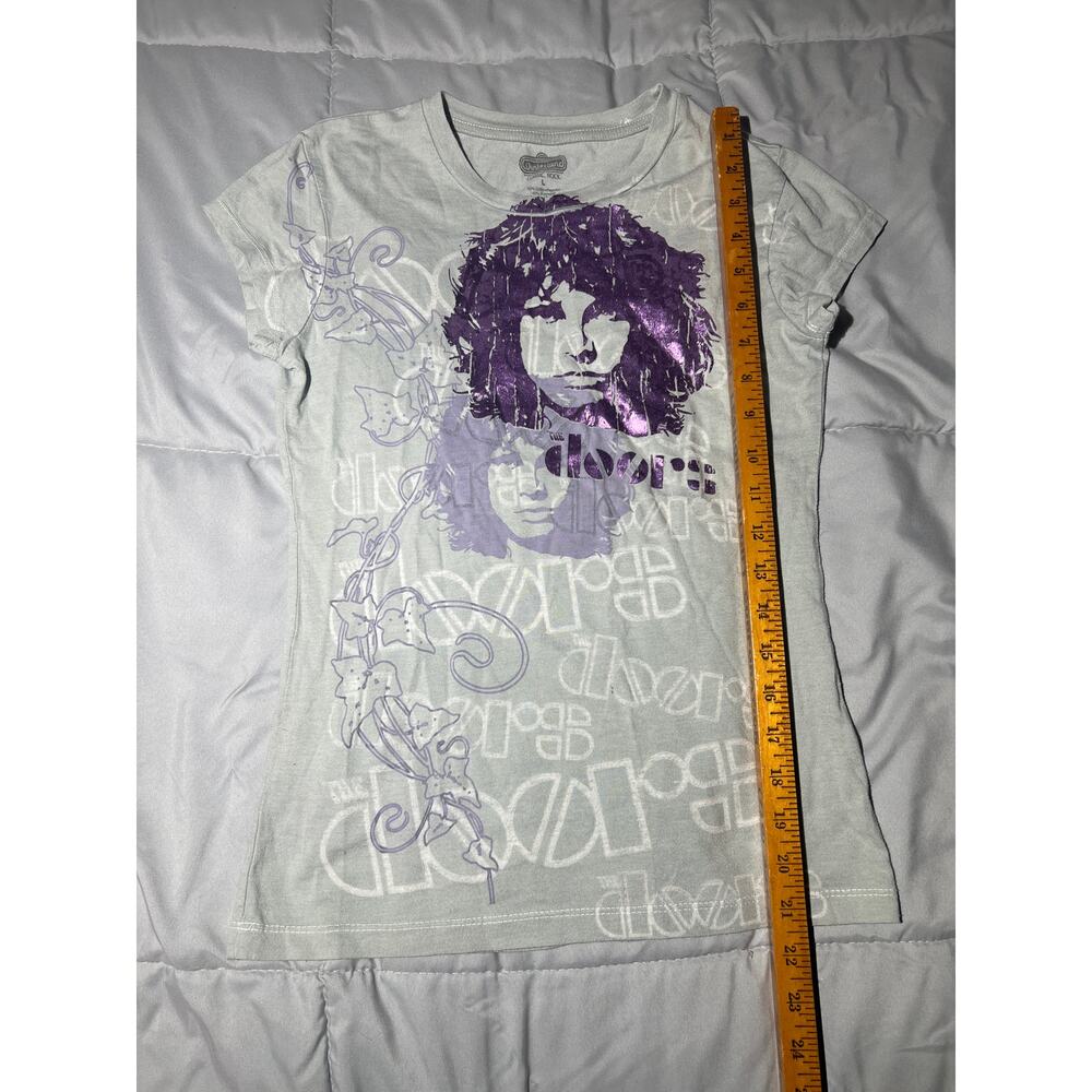 Y2K wonderland the doors purple and gray Tshirt cotton blend size L